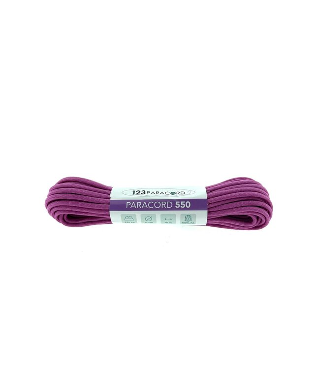 Paracord 550 typ III Bubblegum Rosa - 10 mtr