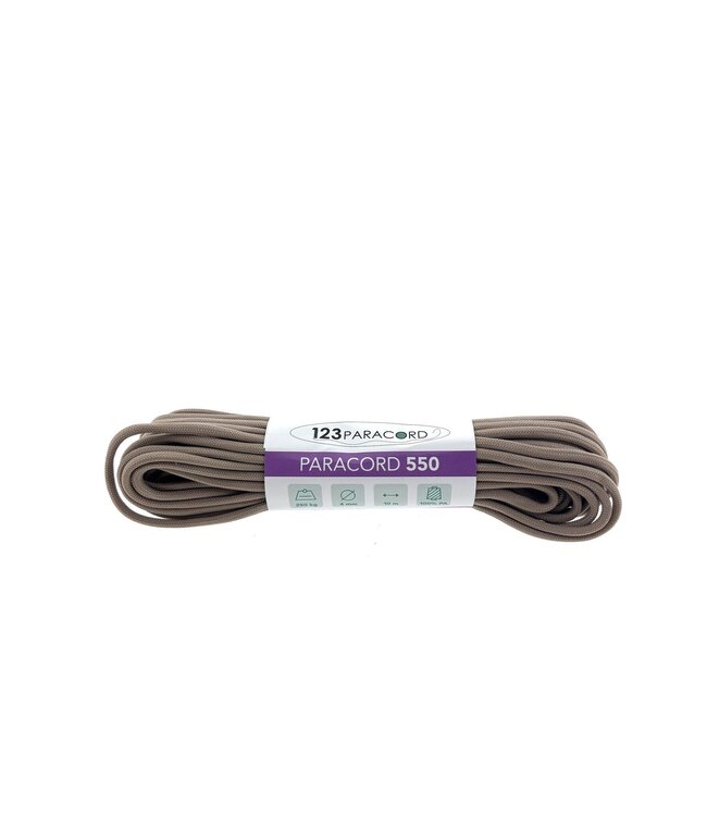 Paracord 550 typ III Mocca - 10 mtr
