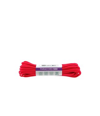 123Paracord Paracord 550 typ III Neon Pink - 10 mtr