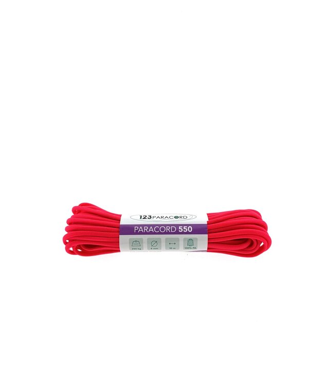 Paracord 550 typ III Neon Pink - 10 mtr