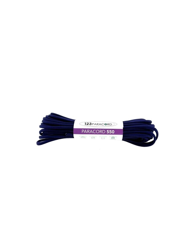Paracord 550 typ III Navy Blue - 10 mtr