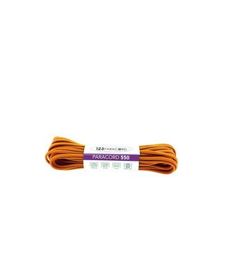 123Paracord Paracord 550 typ III Royal Orange - 10 mtr