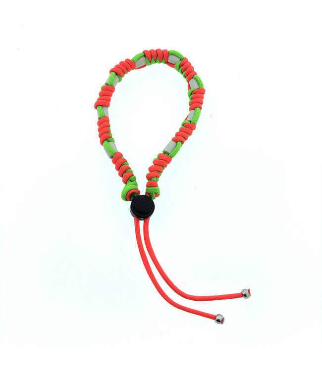 DIY anti-tick collar Neon Green/Neon Orange
