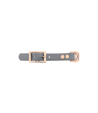 123Paracord Biothane adapter 19MM Silver/Rosegold
