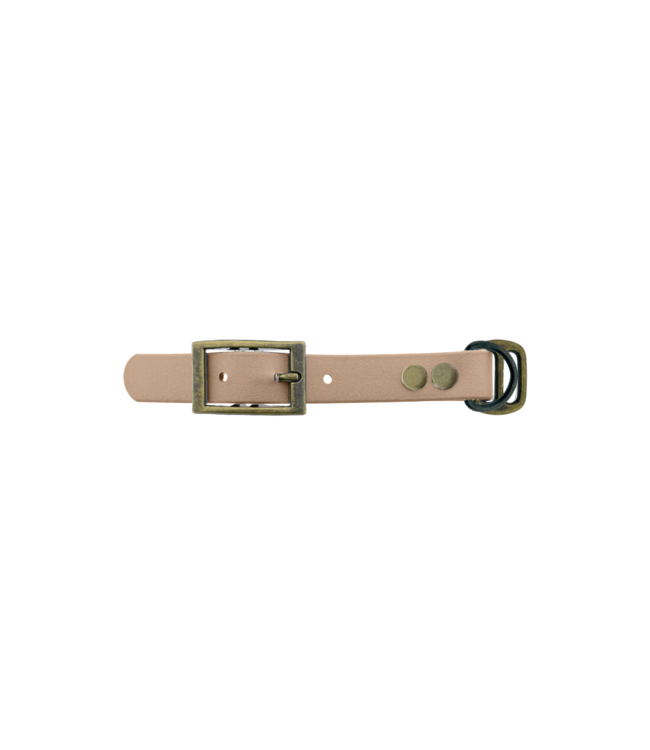 Biothane adapter 19MM Powder Tan/Antique Bronze