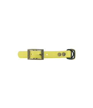 123Paracord Biothane adapter 19MM Pastel Yellow/Antique Bronze