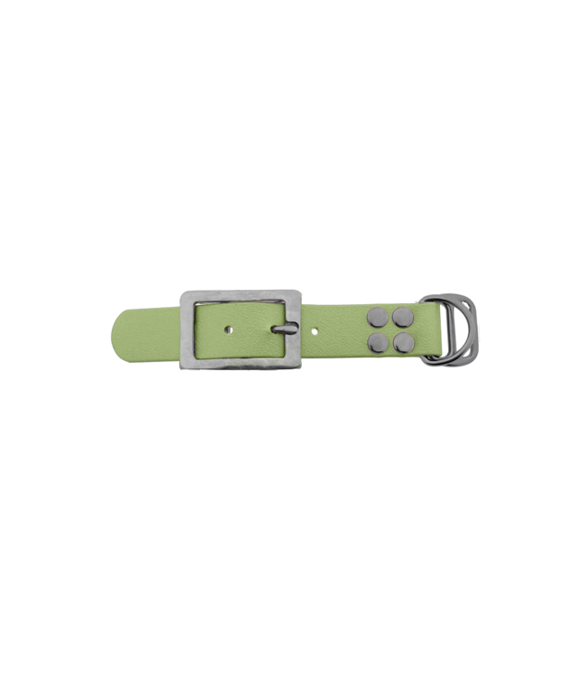 Biothane adapter 25MM Holy Guacamole/Stainless Steel