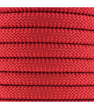 123Paracord 10MM Nylon Dog leash Imperial Red Premium