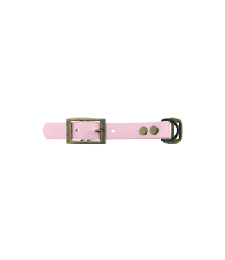 123Paracord Biothane adapter 19MM Dusty Pink/Antique Bronze