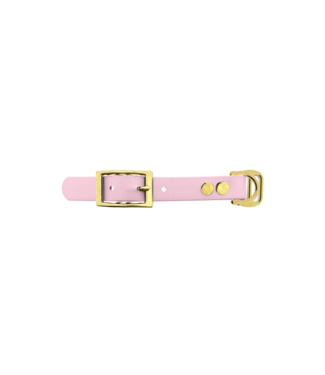 123Paracord Biothane adapter 19MM Dusty Pink/Brass
