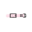 123Paracord Biothane adapter 25MM Dusty Pink/Black
