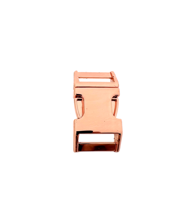 Metal Side Release Buckle 25mm Rose Gold