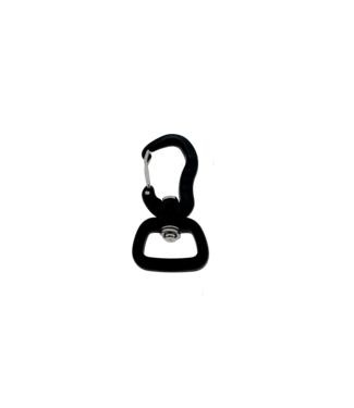 123Paracord Carabiner Hook Strong 71mm Black