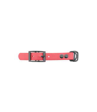 123Paracord Biothane adapter 19mm Coral/Grey