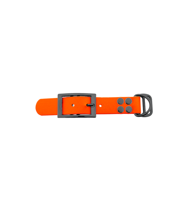 Biothane adapter 25mm Orange/Grey