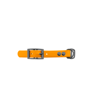 123Paracord Biothane adapter 19mm Peach/Grey