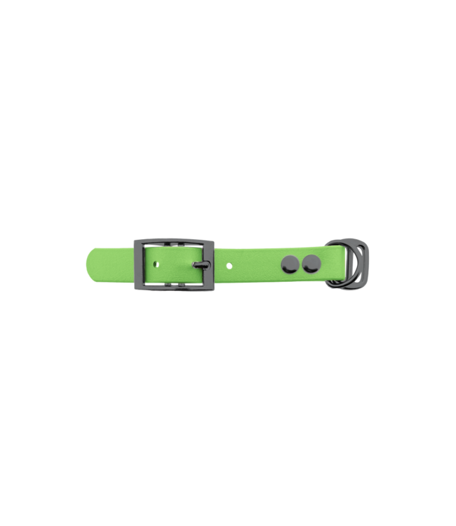 Biothane adapter 19mm Apple Green/Grey