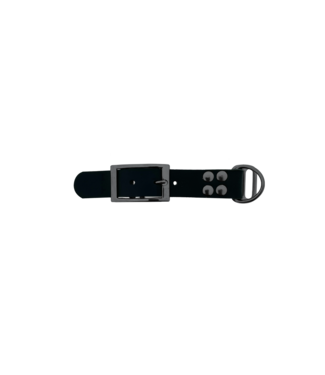 123Paracord Pull-up leather adapter 25mm Black/Grey