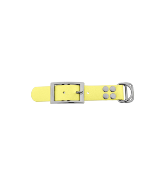123Paracord Biothane adapter 25MM Pastel Yellow