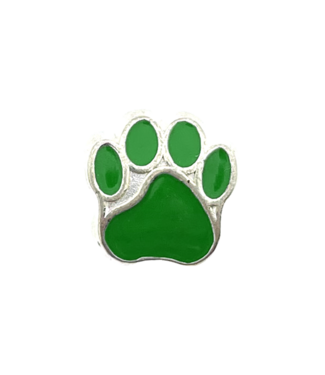 123Paracord Bead paw Green