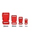 Plastic buckle 25MM Red
