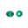123Paracord Paracord bead 14X8MM spacer Glass Green