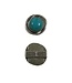 Sliding bead Turquoise round