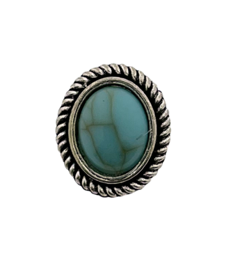 123Paracord Sliding bead Turquoise