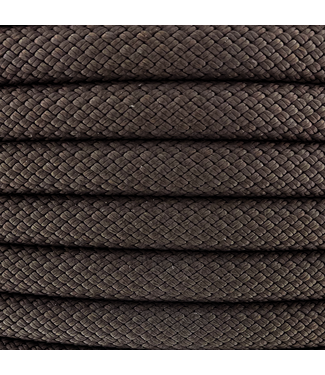 123Paracord 10MM Nylon Dog leash Espresso Brown Premium
