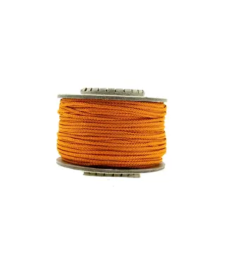 123Paracord Microcord 1.4MM Royal orange - 40 mtr