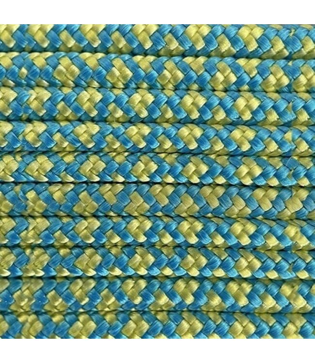 Paracord 425 type II Dark Cyan / Banana Yellow Diamond