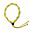 123Paracord DIY anti-tick collar Lemon Yellow/Pastell Yellow