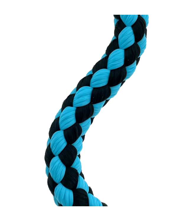 10MM Nylon Dog Leash Dark Cyan Checkers
