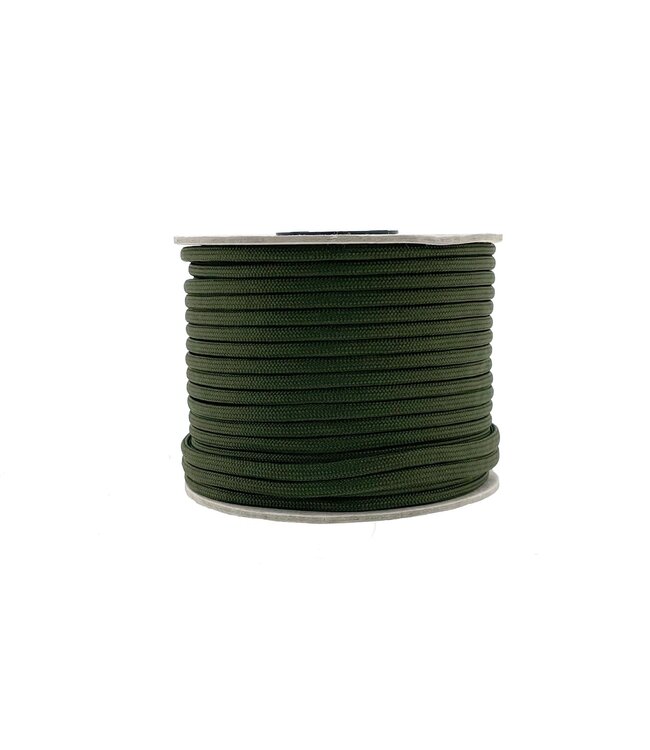 Paracord 550 type III Army Green-30 mtr