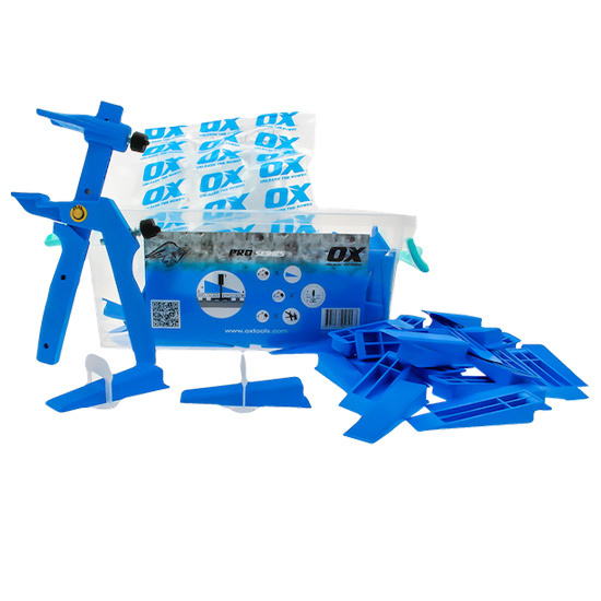 OX Pro Tegel Levelling Starter Kit 2x13mm Clips