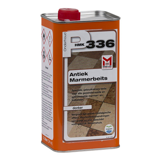 HMK P336 Antiek marmerbeits Donker 1 Liter