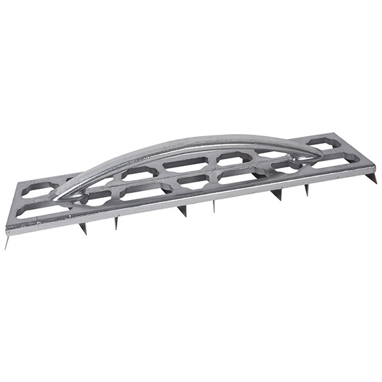 Gipsschaaf aluminium 8 messen, 460 x 90 mm