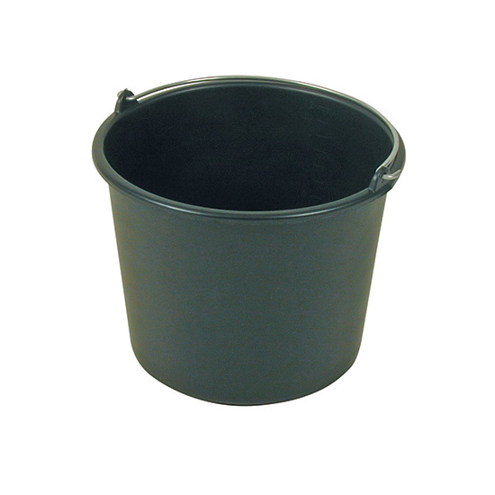 Bouwemmer zwart, 20 liter