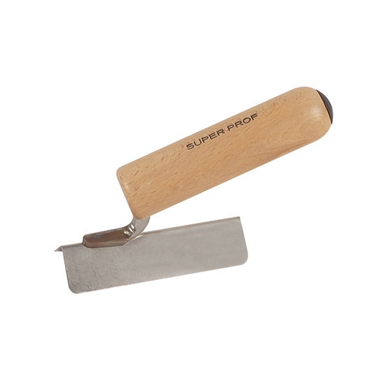 Super Prof Japanse Hoektroffel uitwendig scherp 100x26mm RVS HG