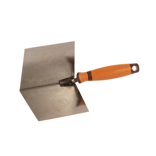 Hoektroffel inwendig scherp, 100x75 mm RVS Soft Grip