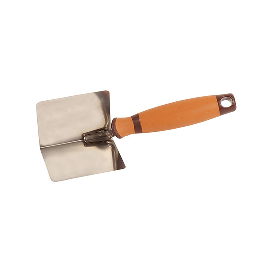 Hoektroffel inwendig scherp 80x60 mm RVS Soft Grip
