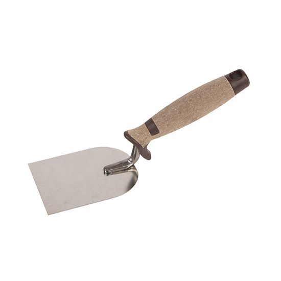 Super Prof Bandtroffel 80 mm RVS Lederen greep