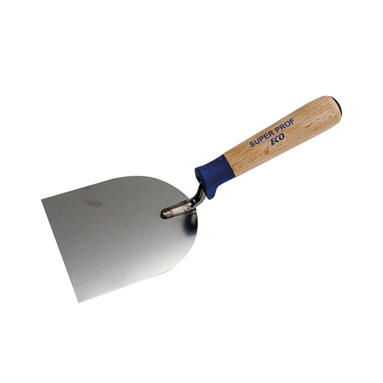 Super Prof Bandtroffel 80 mm RVS Houten greep