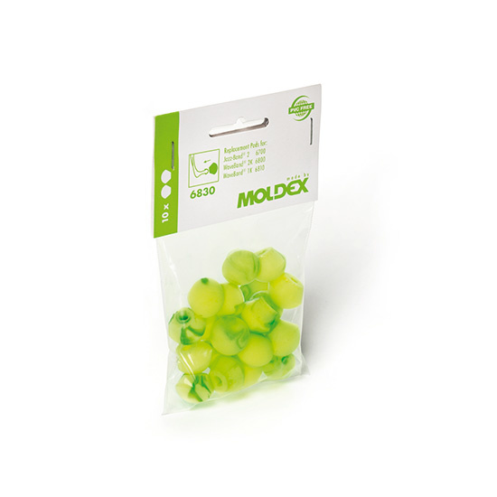 Moldex, vervangingsdoppen Waveband 6830 per 10 stuks