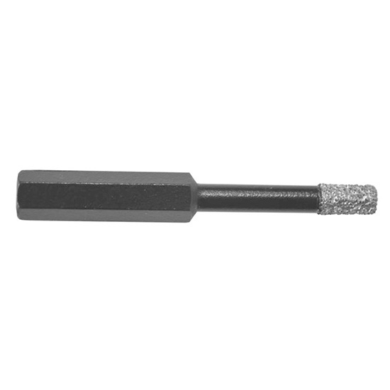Black Power diamant tegelboor droog 6mm Wax Zeskant