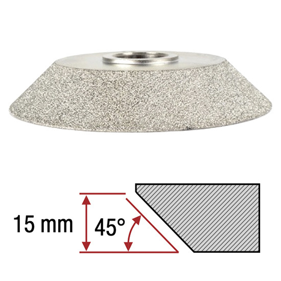 Montolit Diamant Frees Toprofile 45º 15 mm Fijn