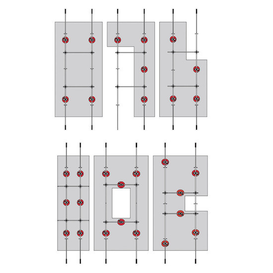 Montolit Superlift XXL Tegeldraagsysteem
