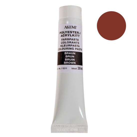 Akemi Kleurpasta Polyester - Bruin