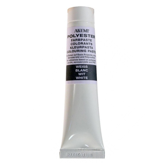 Akemi Kleurpasta Polyester - Wit