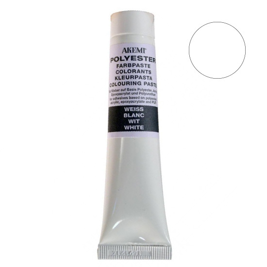 Akemi Kleurpasta Polyester - Wit